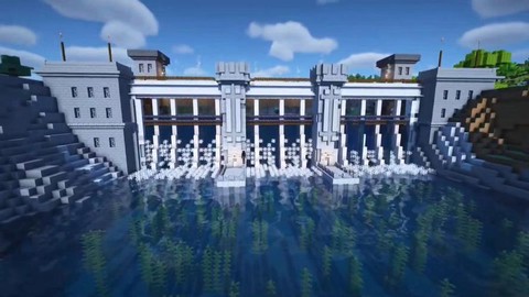 我的世界水坝怎么做[图2]