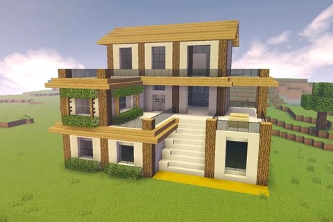 我的世界大别墅怎么做[图1]