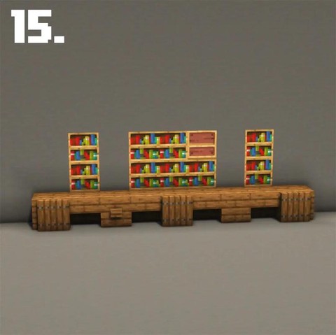 我的世界怎么做书架[图1]